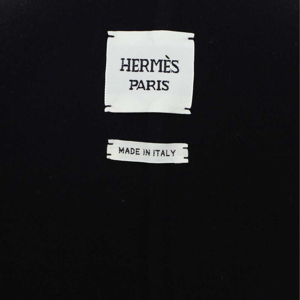 Hermes Women's Collarless Double Flap Pocket Jack… - image 3