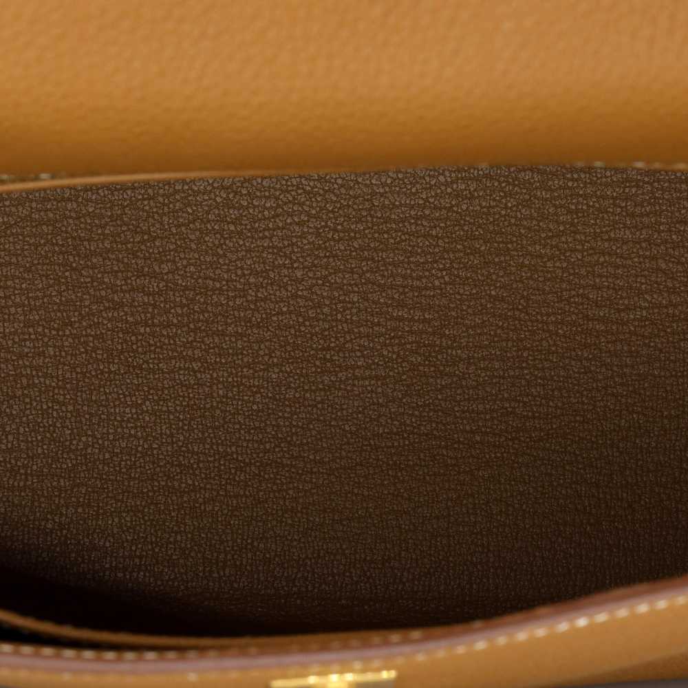 Hermes Kelly Handbag Gold Togo with Gold Hardware… - image 6