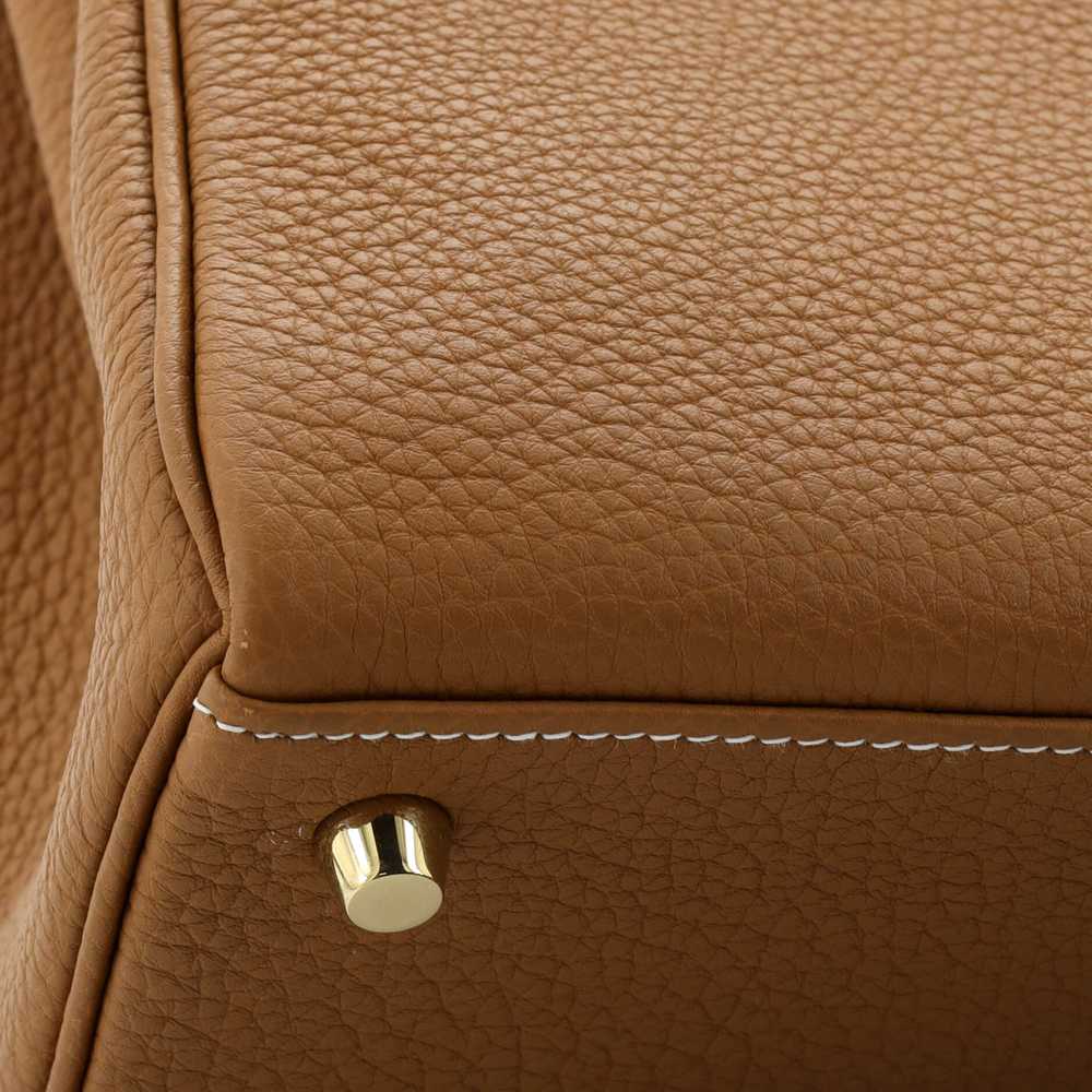 Hermes Kelly Handbag Gold Togo with Gold Hardware… - image 8