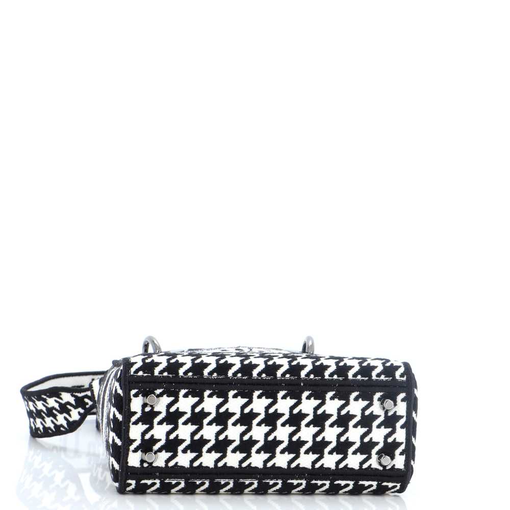 Christian Dior Lady D-Lite Bag Houndstooth Canvas… - image 4