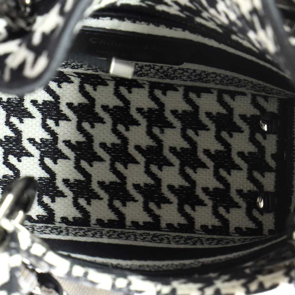 Christian Dior Lady D-Lite Bag Houndstooth Canvas… - image 5