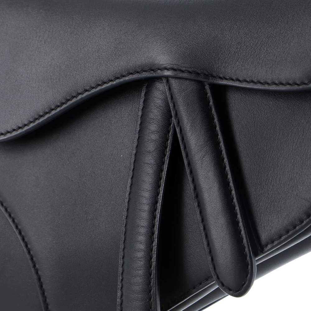 Christian Dior Saddle Handbag Leather Mini - image 6