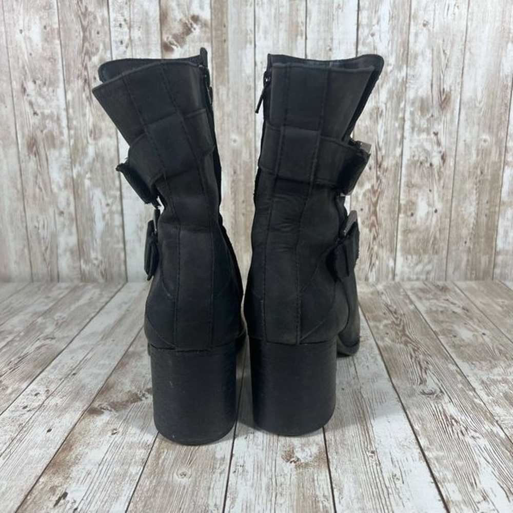 Lauren Ralph Lauren Buckle Heeled Boots Womens 8.5 - image 3