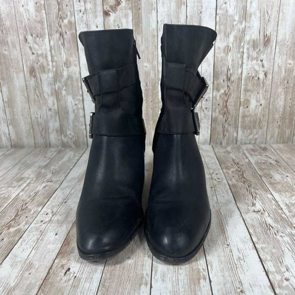 Lauren Ralph Lauren Buckle Heeled Boots Womens 8.5 - image 4