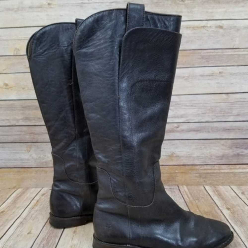 Frye boots size 7 Paige tall riding boots - image 4
