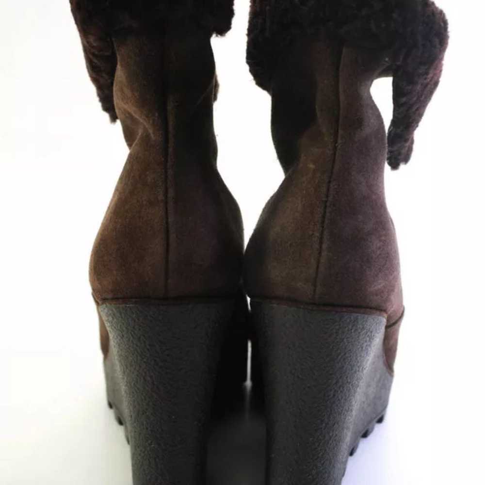 diane von furstenberg shearling boots - image 3