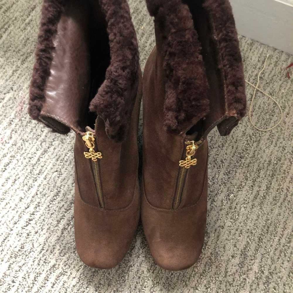 diane von furstenberg shearling boots - image 9