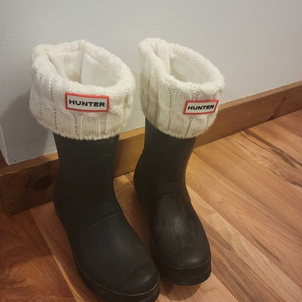 Hunter Boots with Socks - image 1