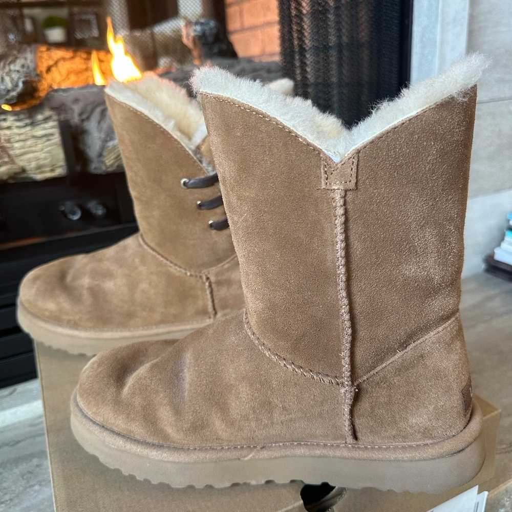 Authentic ugg like new chestnut Constantine boots… - image 6