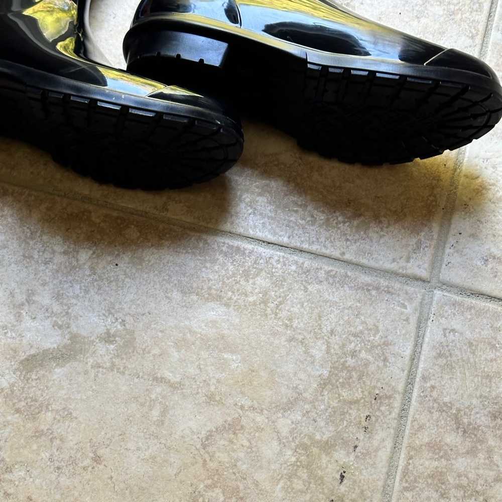 UGG Shaye Rain Tall Boots Waterproof Gloss Black … - image 7