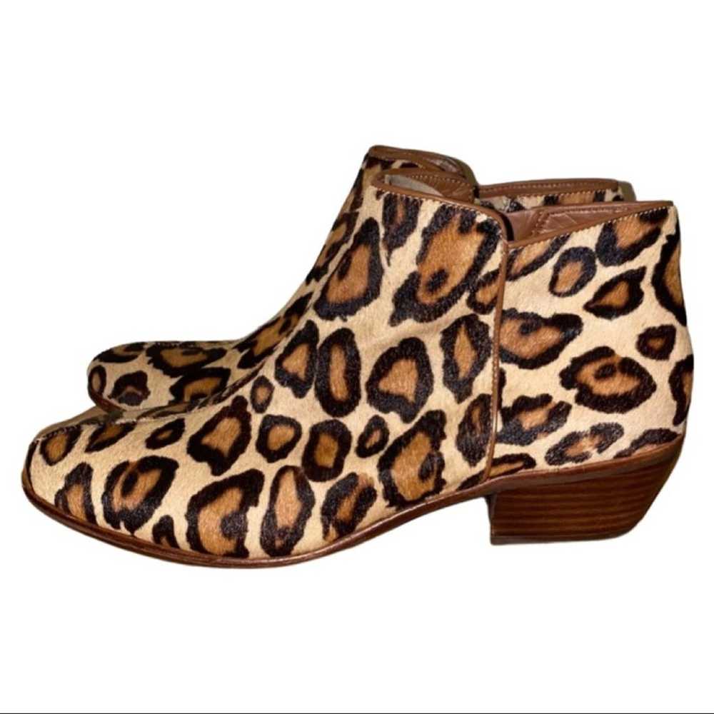 Sam Edelman Leopard Booties - image 1