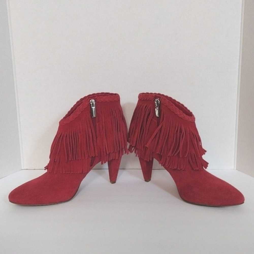 New Vince Camuto Double Layered Fringe Suede Leat… - image 4