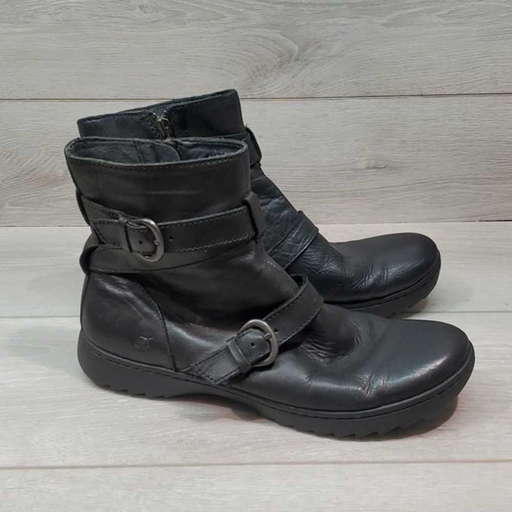 Born Women Tembi Ankle Leather moto  Boots shoes … - image 2