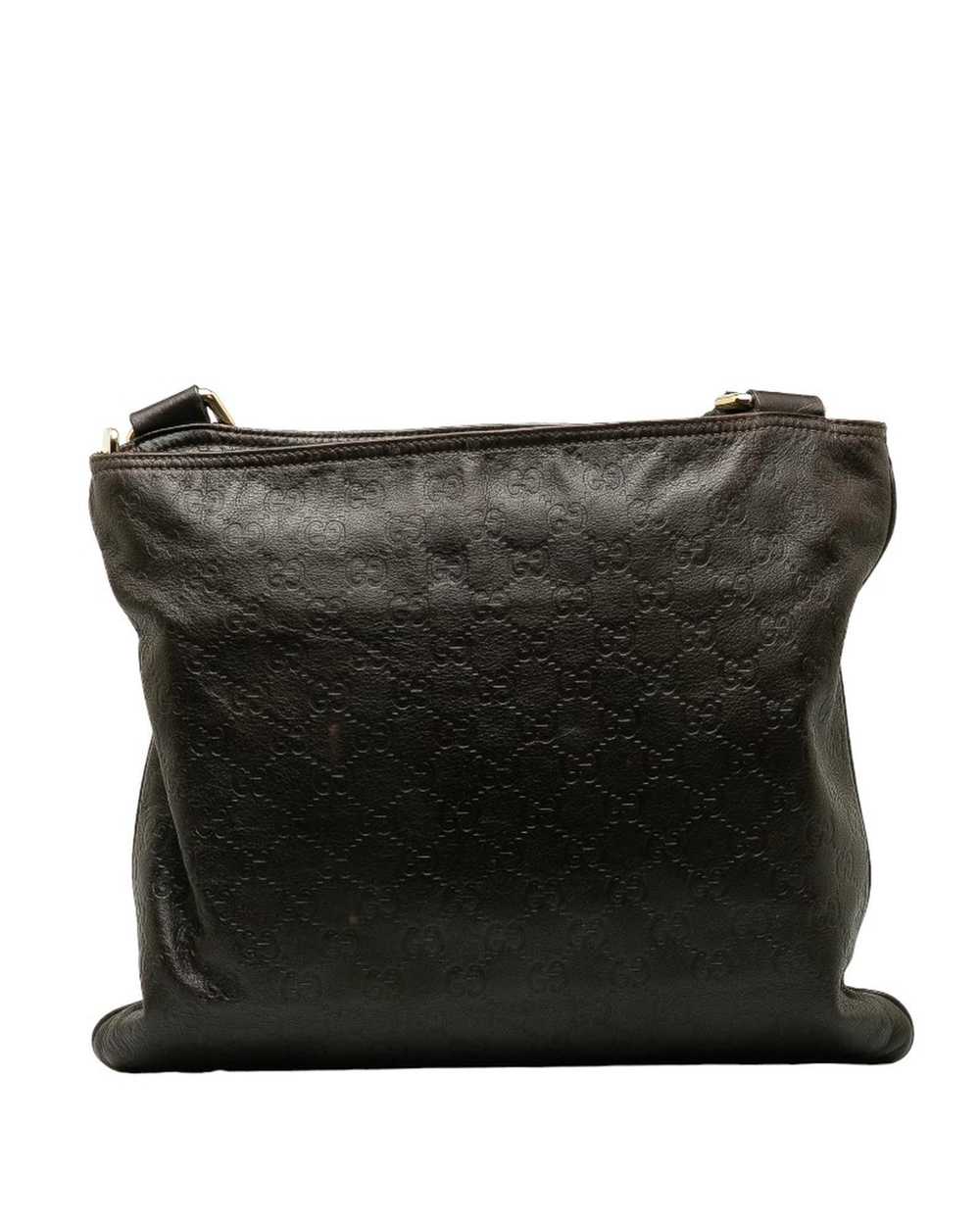 Gucci Brown Guccissima Messenger Bag in AB Condit… - image 3