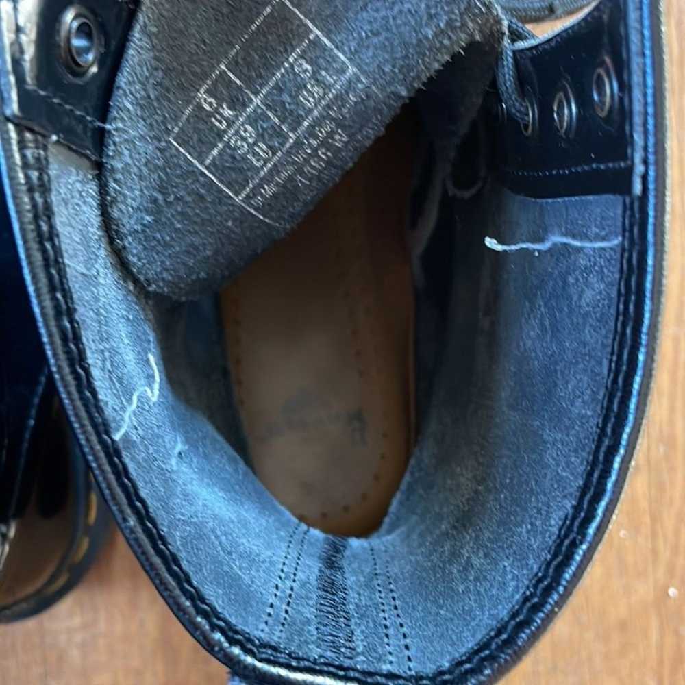 Dr. Martens 1460 W Patent Leather Boots Black Siz… - image 10
