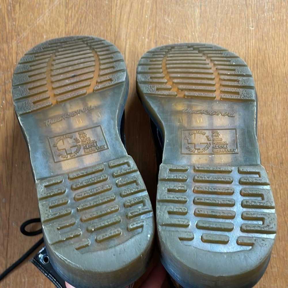 Dr. Martens 1460 W Patent Leather Boots Black Siz… - image 8