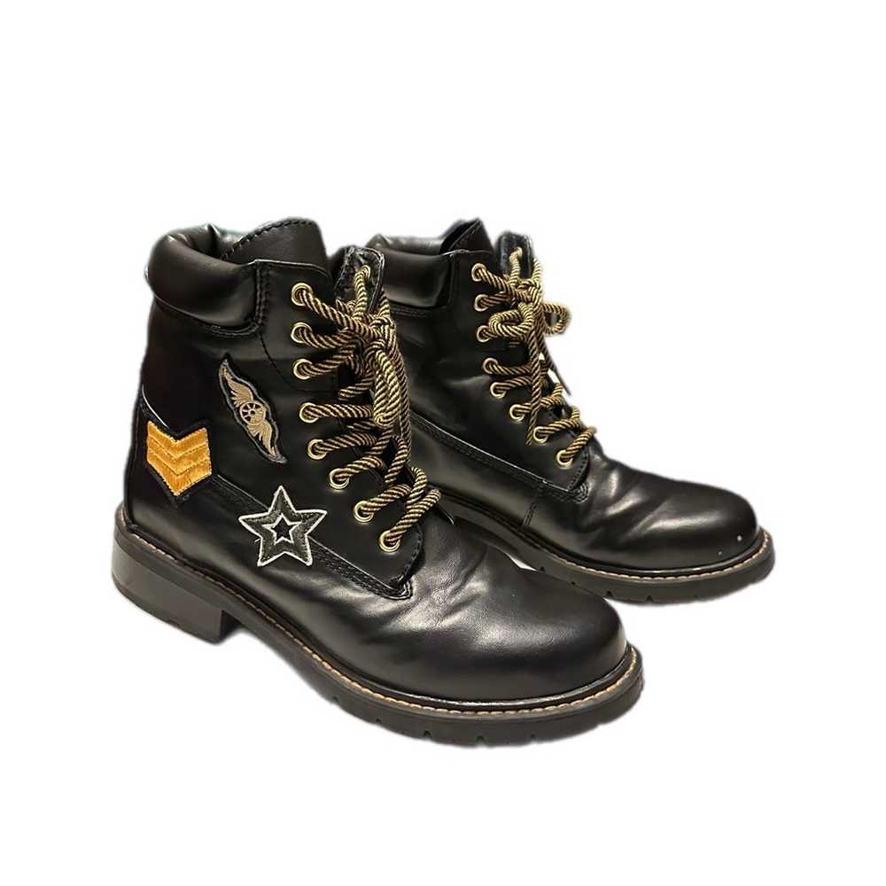 Sugar Black Boots w/patches - image 3
