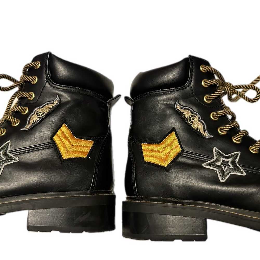Sugar Black Boots w/patches - image 9