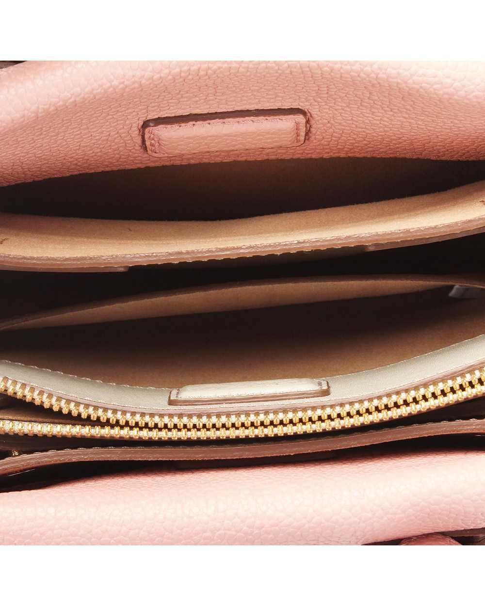 MCM Lightly Worn Pink Mini Tote Bag - image 10