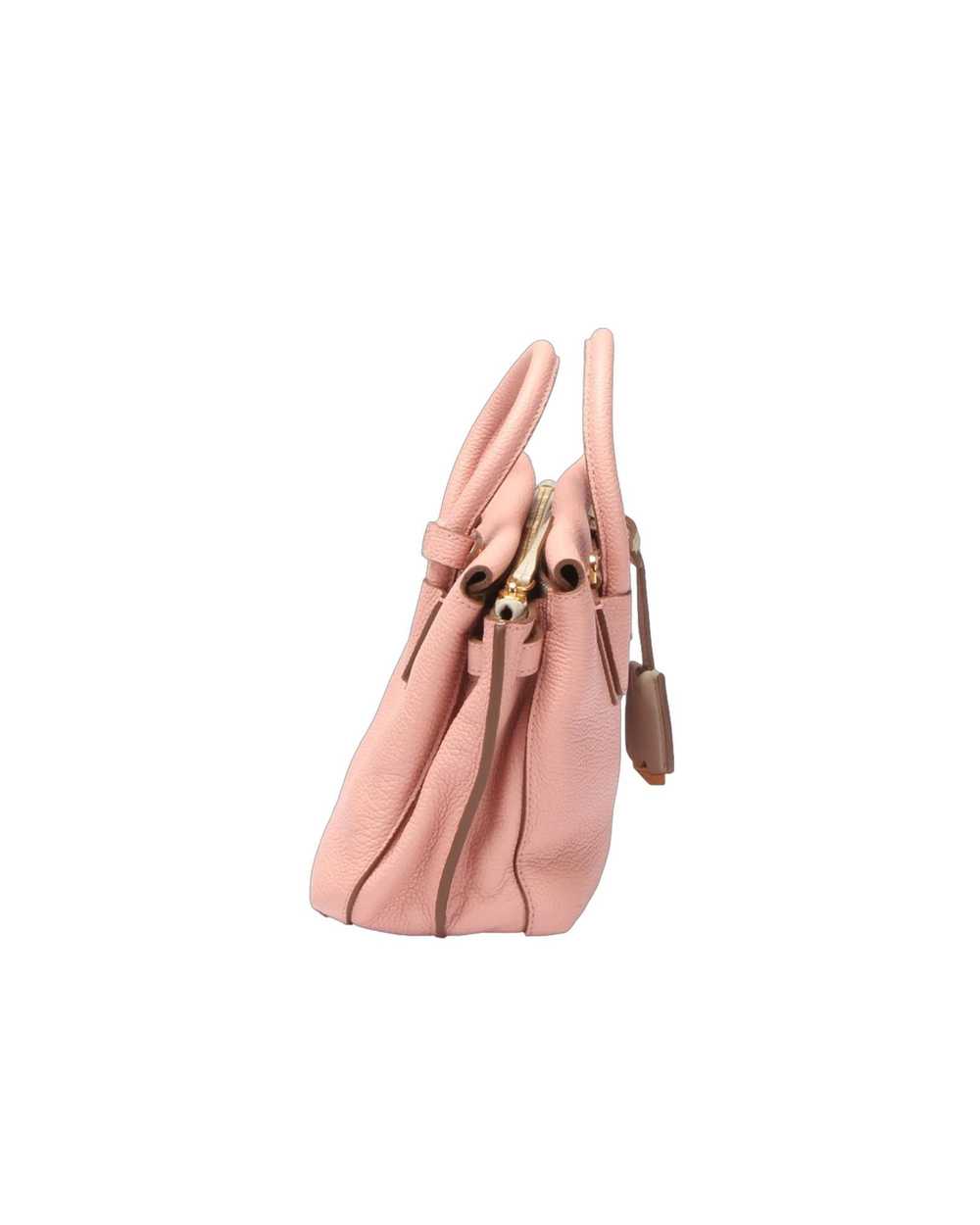MCM Lightly Worn Pink Mini Tote Bag - image 5