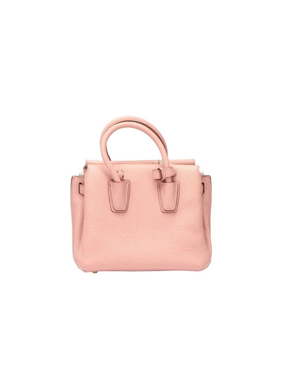 MCM Lightly Worn Pink Mini Tote Bag - image 6