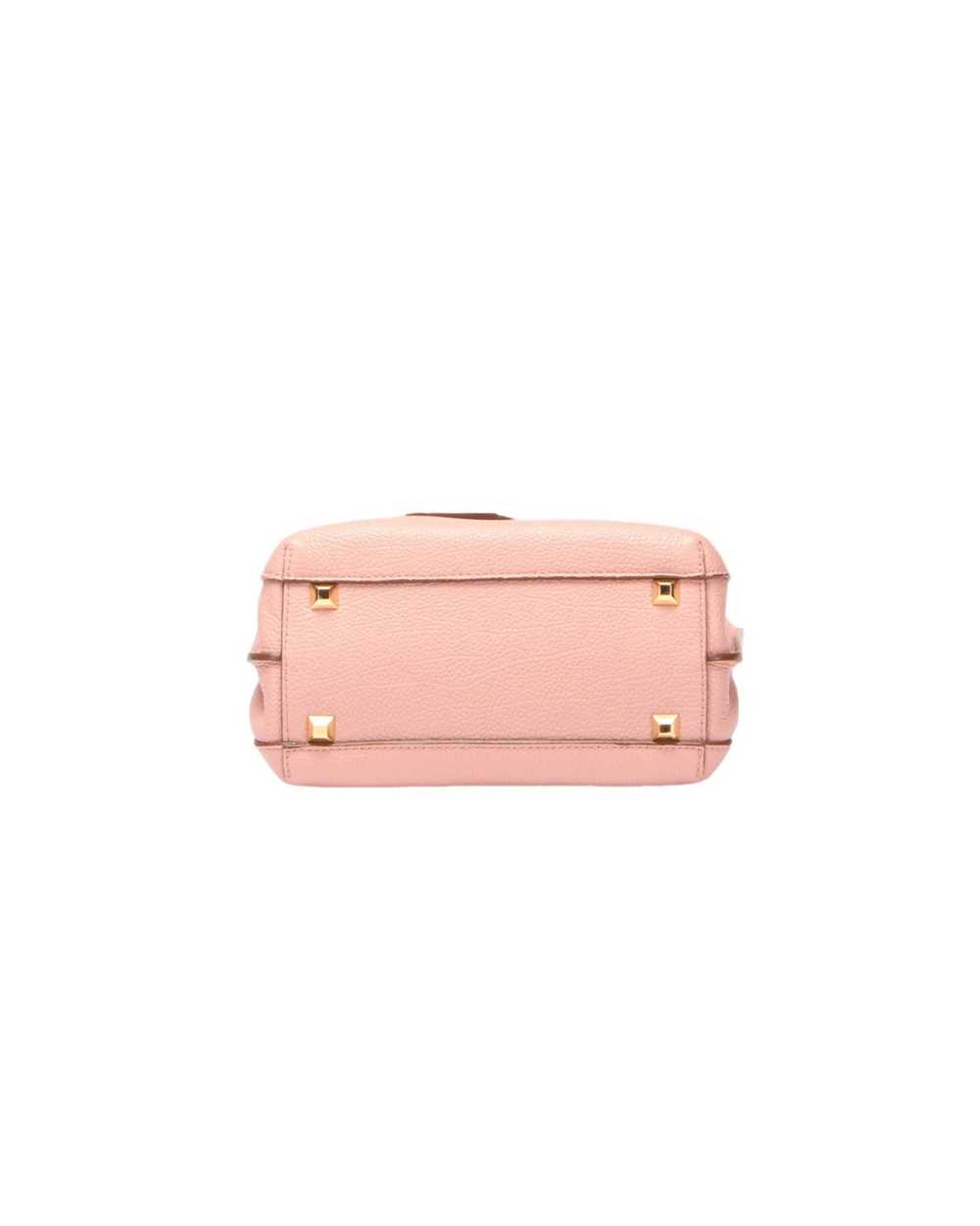 MCM Lightly Worn Pink Mini Tote Bag - image 7