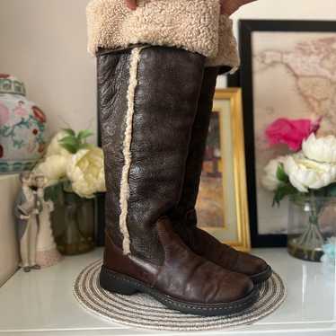 Knee high hand crafted sheep skin Boots by born