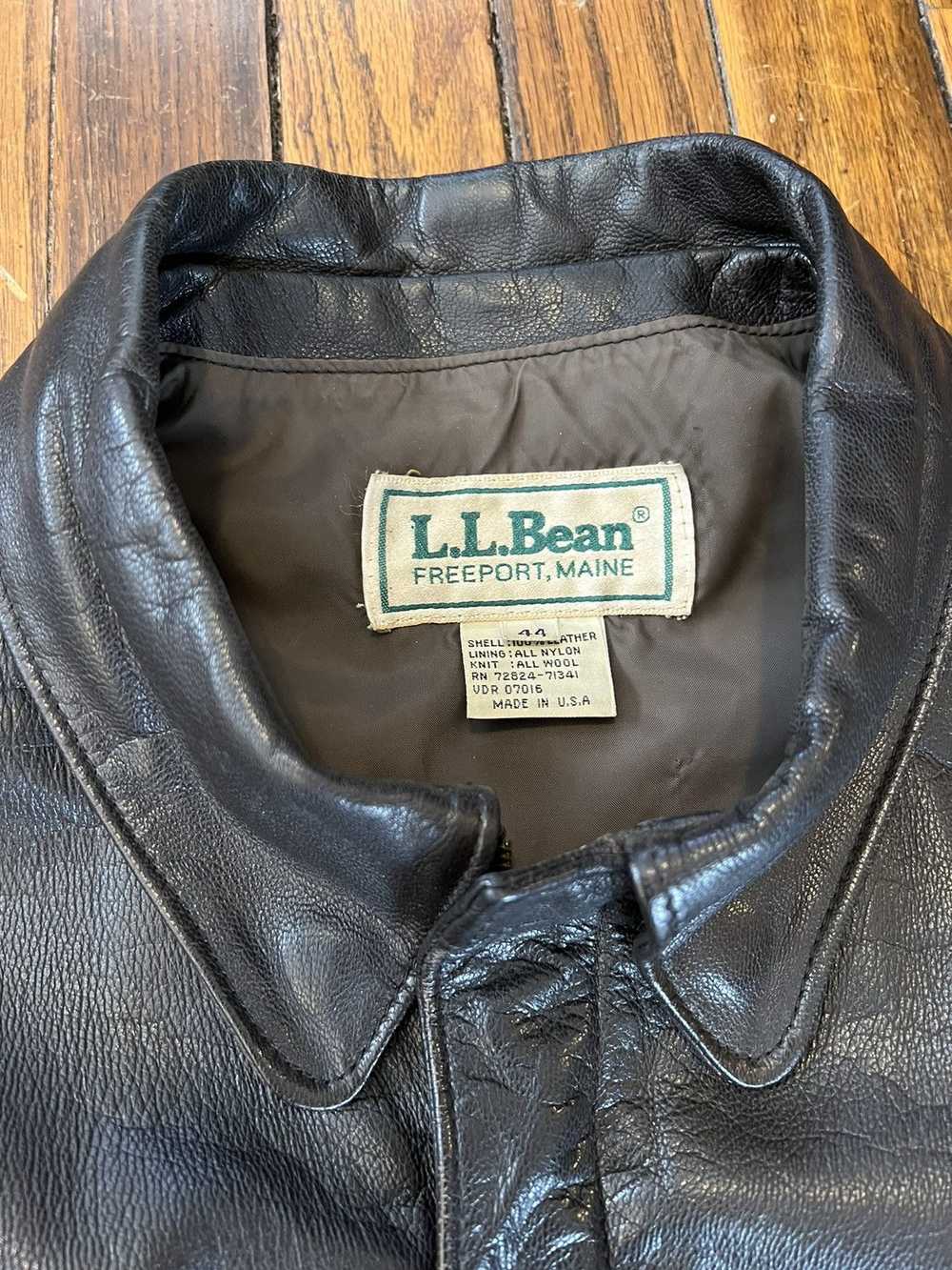 L.L. Bean × Vintage Vintage LL Bean Brown Leather… - image 6