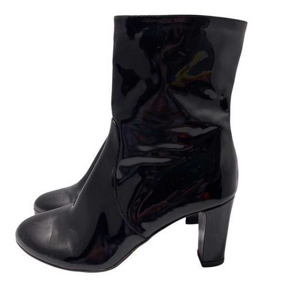 Aquatalia Black Patent Leather Boots Size 9 Never… - image 3
