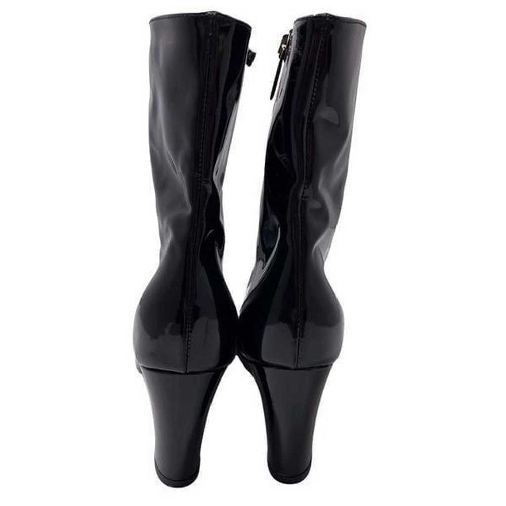 Aquatalia Black Patent Leather Boots Size 9 Never… - image 4