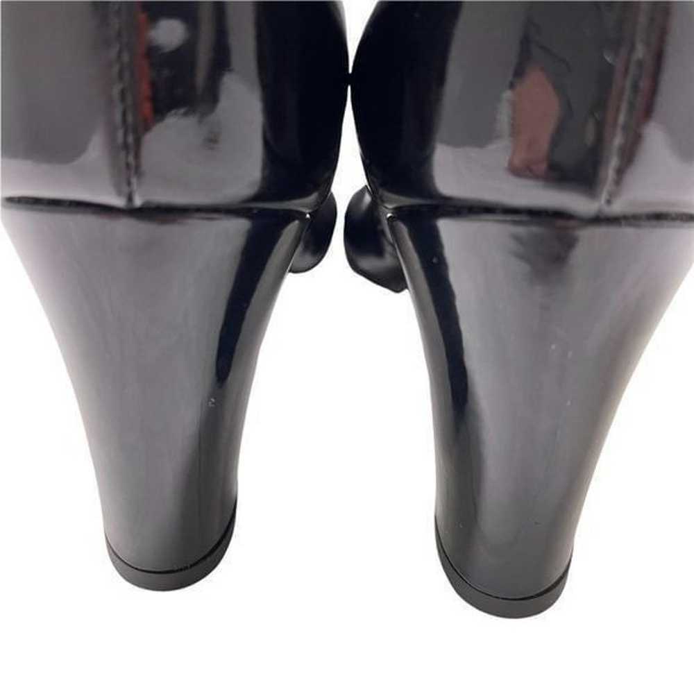 Aquatalia Black Patent Leather Boots Size 9 Never… - image 6