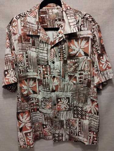 Caribbean 100% Silk Floral Camp Shirt