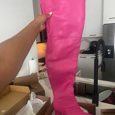 Hot Pink thigh highs - image 1