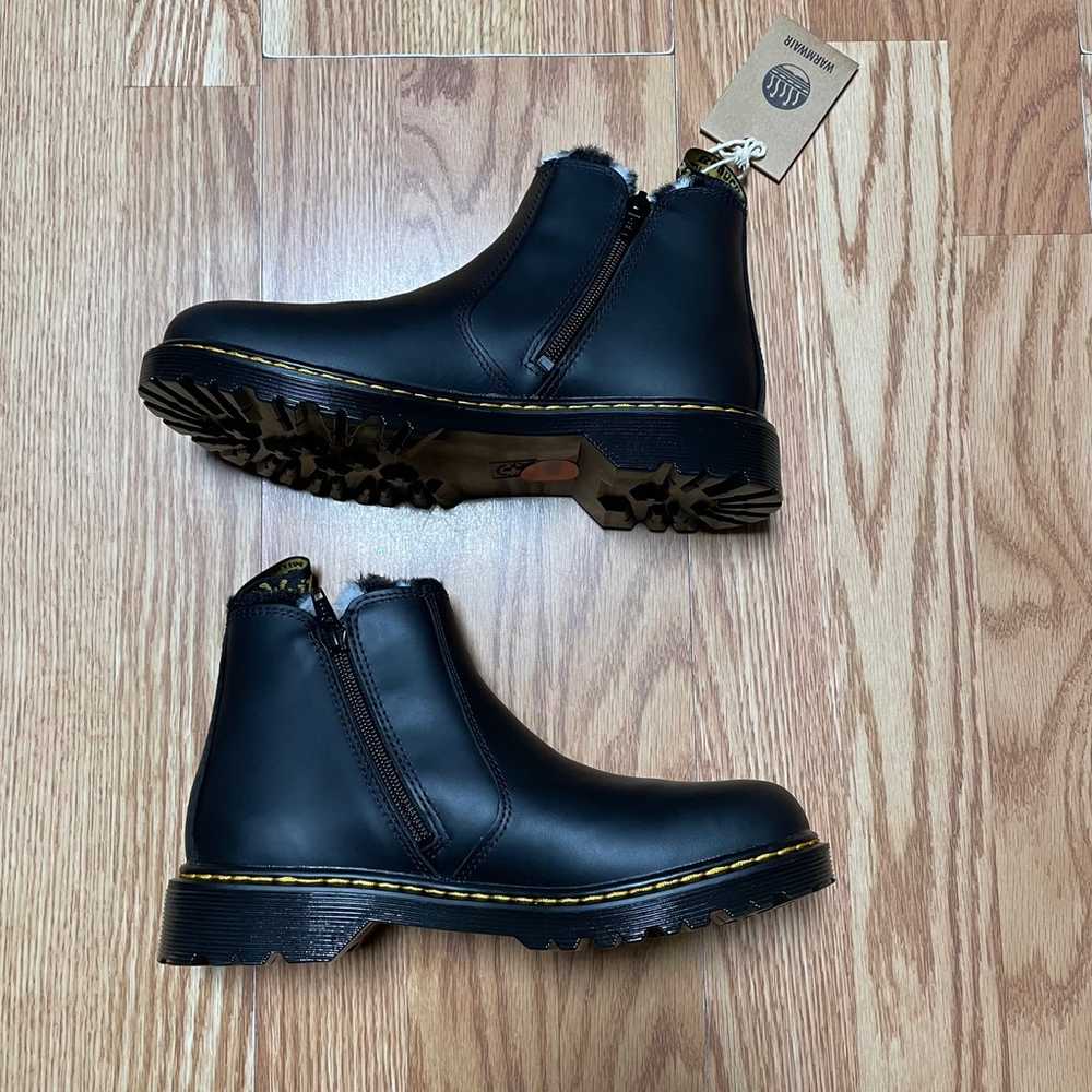 Dr. Martens 2976 Leonore Y Black Faux Fur lined b… - image 3