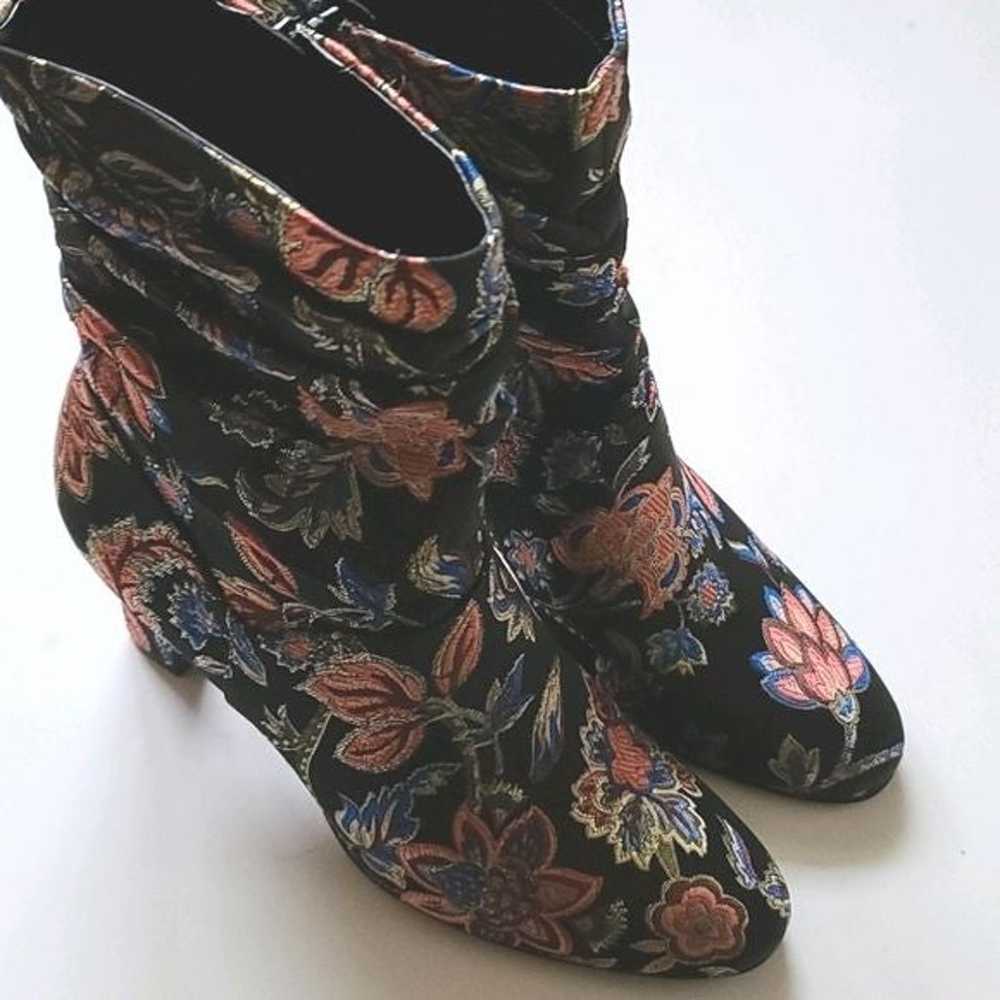 Naturalizer Ronnie floral jacquard slouchy boots … - image 5