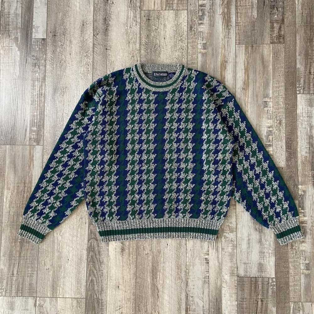 Streetwear × Vintage Vintage knitted sweater - image 1