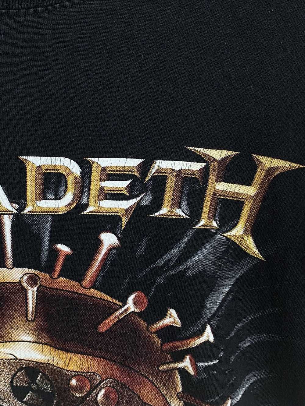 Band Tees × Megadeth 90s Vintage Bootleg Megadeth… - image 3