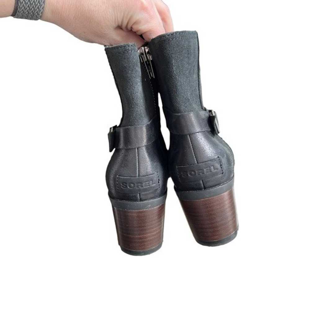 Sorel - Cate Buckle Bootie Leather Heeled Sz 9.5 - image 6