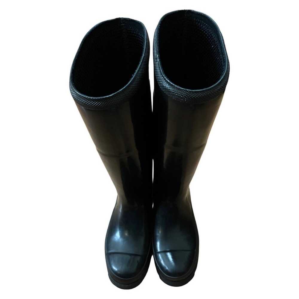 Sorel Joan Rain Wedge Tall Black Boots Size 6.5 - image 3