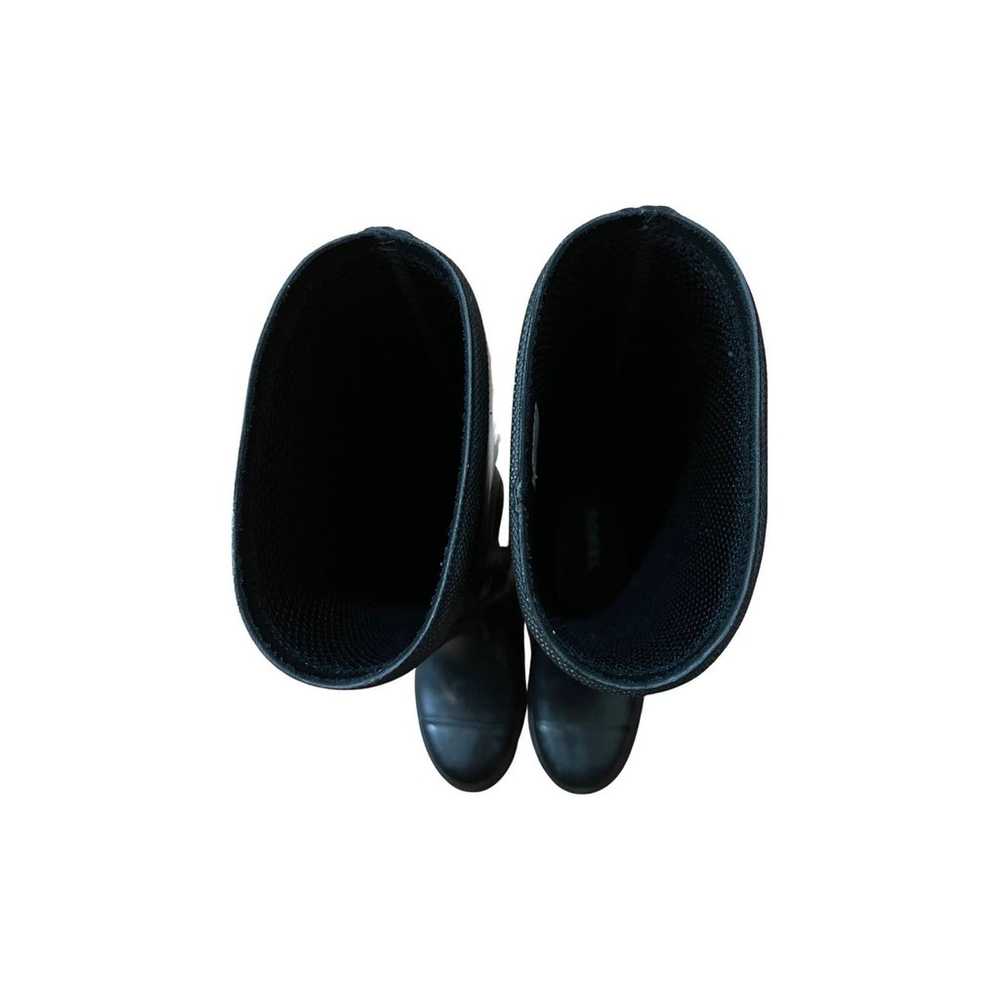Sorel Joan Rain Wedge Tall Black Boots Size 6.5 - image 9