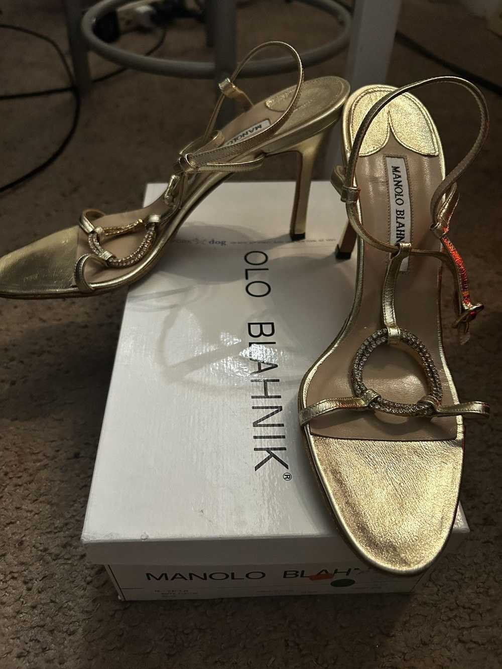 Manolo Blahnik manolo blahnik strappy sandal - image 2