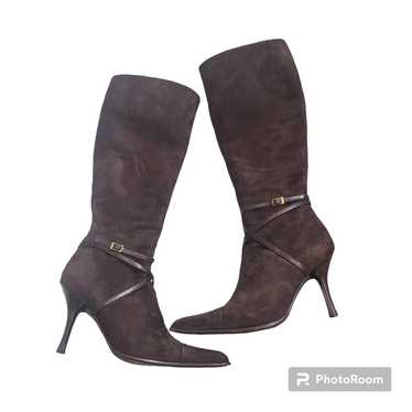 St. John Chocolate Brown Suede Boots