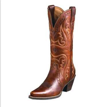ARIAT Heritage Western X Toe Western Cowboy Boots - image 1