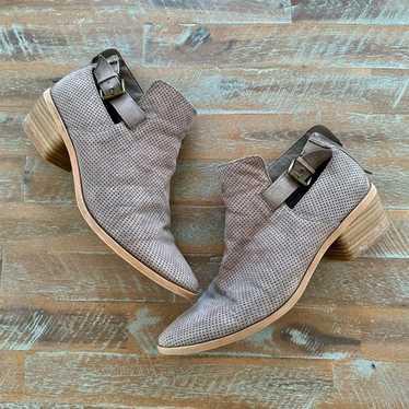 Dolce Vita laser cut nude ankle boots