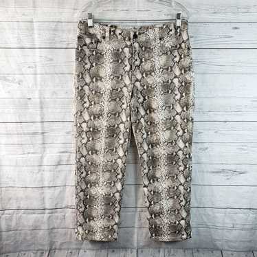 Vintage Chicos Platinum Womens Cropped jeans Sz 0… - image 1
