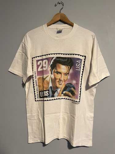 Vintage 1992 Elvis Presley 29 White T-Shirt