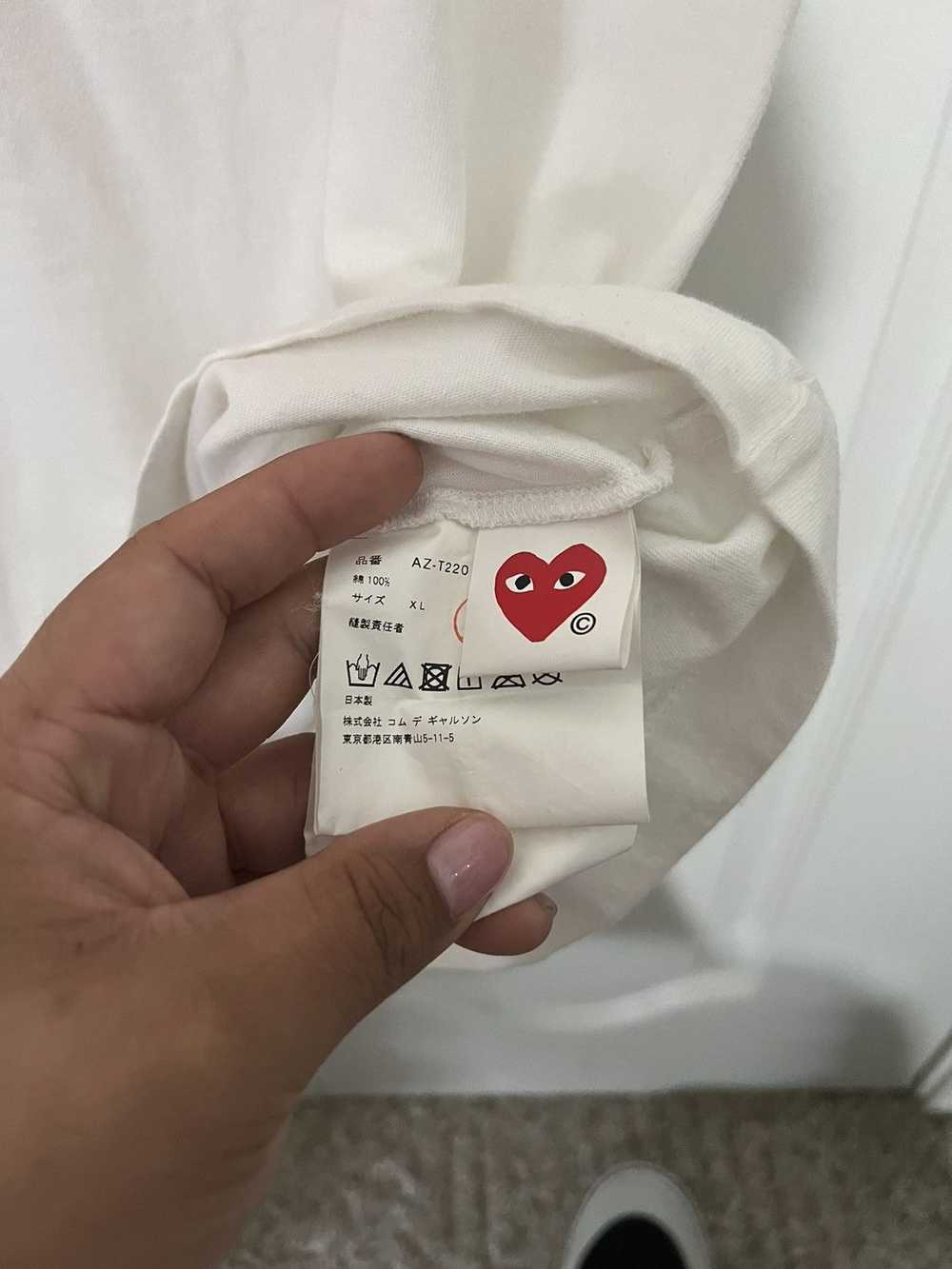 Comme des Garcons Comme des garçons heart t shirt - image 3