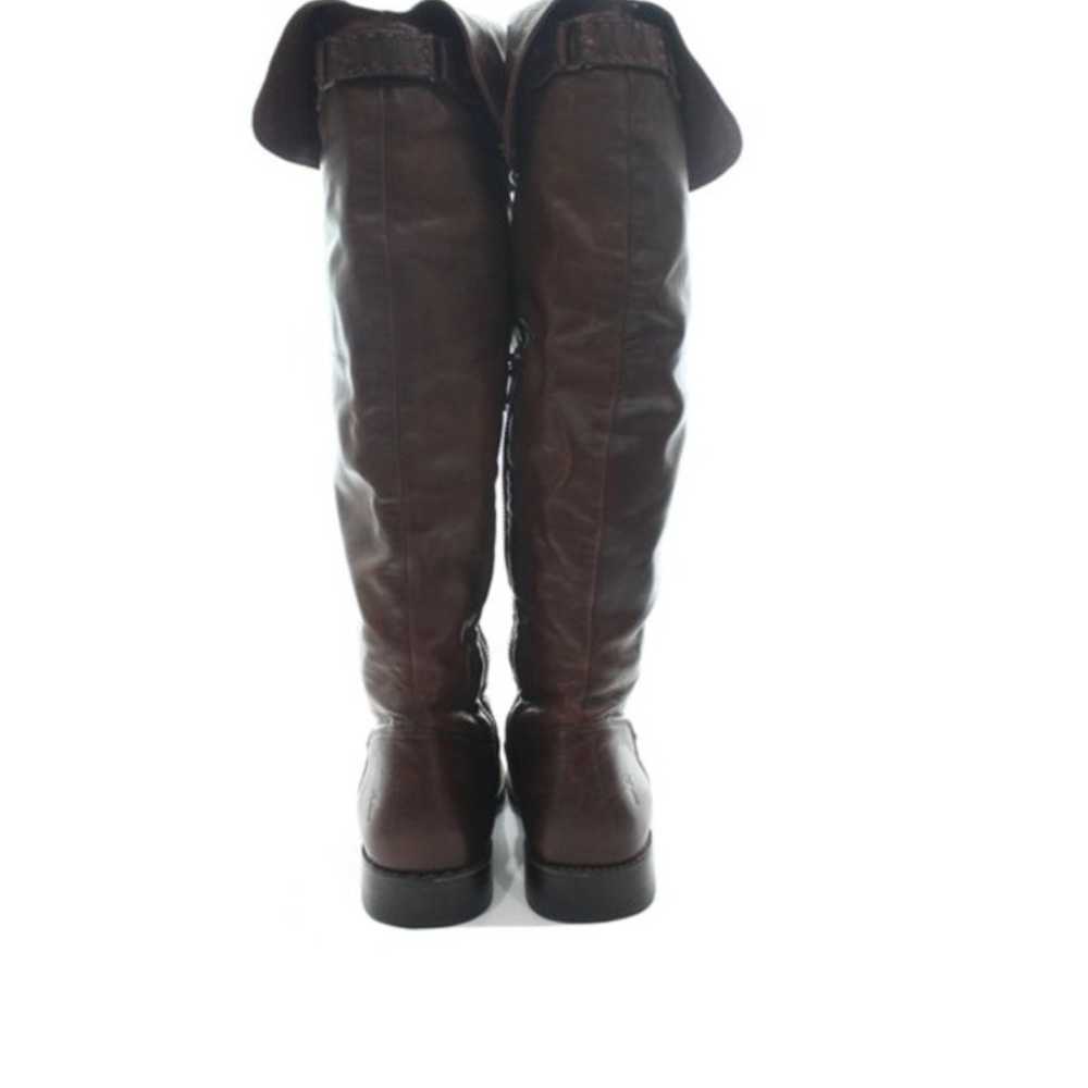 FRYE Brown Leather Knee High Boots - image 4