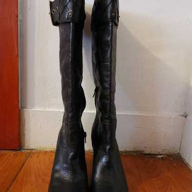 COACH Knee High Leather Boots