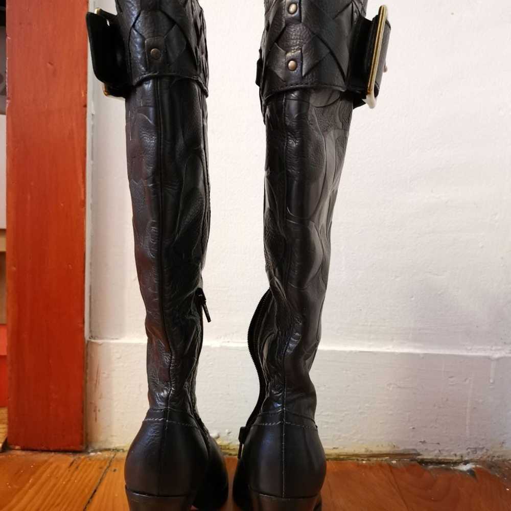 COACH Knee High Leather Boots - image 4